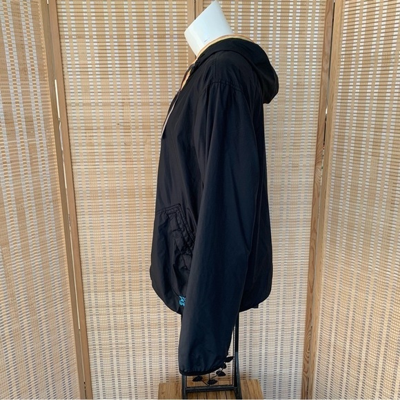 Diesel men’s black hooded windbreaker jacket, size Large - Picture 15 of 16